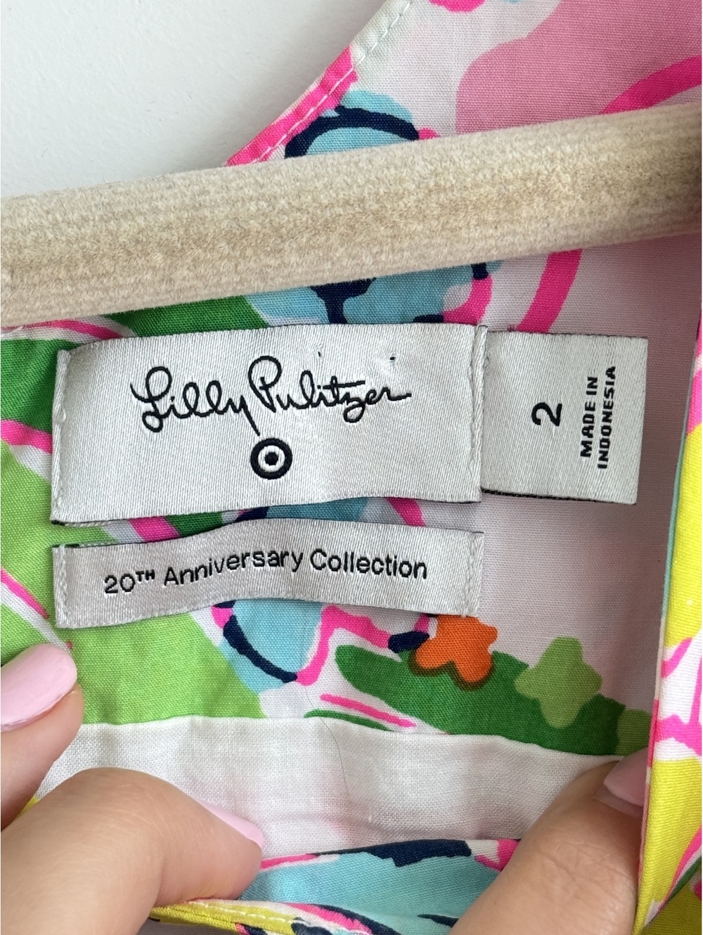 Lilly Pulitzer Target 20th Anniversary Nosey Posey Shift Dress Size 2 Cotton - Picture 5 of 12